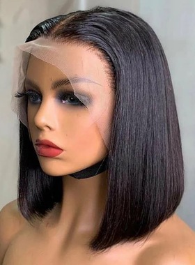 12A Vietnamese straight imitation human hair wig 前蕾丝假发