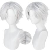 阿银 Ginn 银白色中分短发 萤火之森 日常万用动漫 cos假发