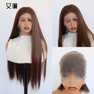 电商26英寸全蕾丝长假发发套Braided lace wig