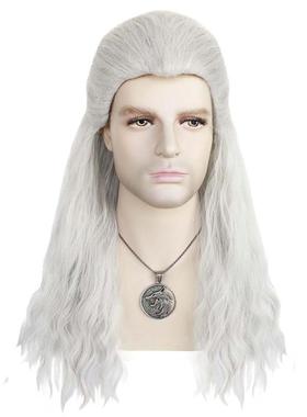 《巫师/猎魔人 The Witcher》奇幻小说系列cosplay动漫假发厂家批