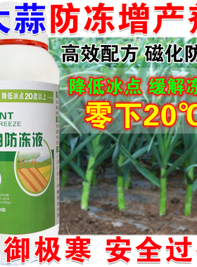 大蒜防冻液大蒜防冻植物防冻剂增产剂抗病增产抗寒抗冻增产肥料
