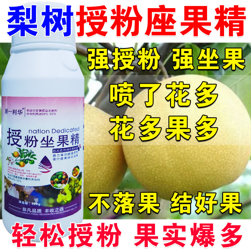 进口梨树授粉座果精授粉药梨授粉药催花授粉素保花保果素免沾花