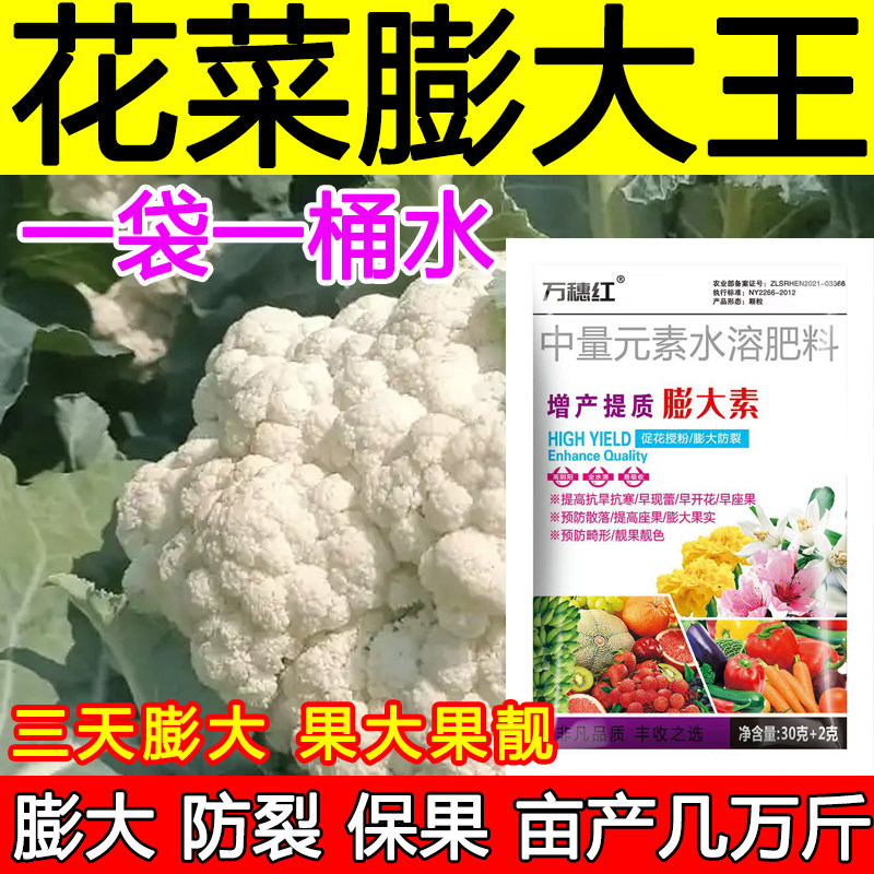 花菜膨大素膨果增产肥料花菜膨大剂肥料保花保果膨大防落正品,农用物资,叶面肥,淘宝优惠券,粉丝福利购,淘宝优惠卷