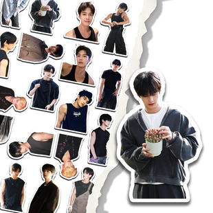 何与双轨帅气定制高清爆款贴纸 全套周边无物料diy电脑本子贴画