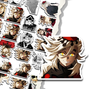 教主大人童磨上弦之二定制高清爆款定制贴纸鬼灭周边无物料贴画