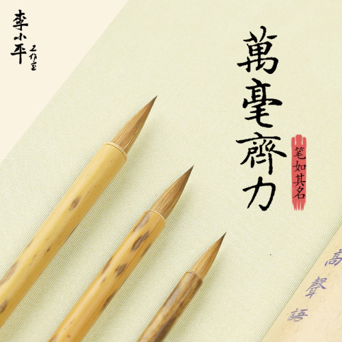 李小平净狼毫毛笔清水试用