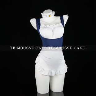 cosplay角色扮演制服晴趣qqny 性感纯欲小胸带胸垫女仆胖mm大码