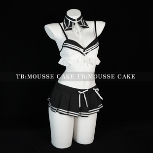 性感纯欲分体式 JK学院风百褶裙cos角色扮演清纯小胸制服晴趣qqny