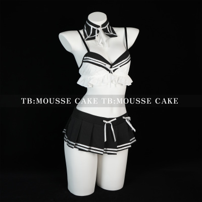 性感纯欲分体式JK学院风百褶裙cos角色扮演清纯小胸制服晴趣qqny