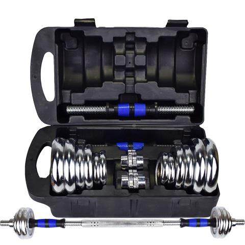 杠电公镀哑铃礼盒套装20斤3综0公斤5C0公斤变铃家用健身器材FTSM-