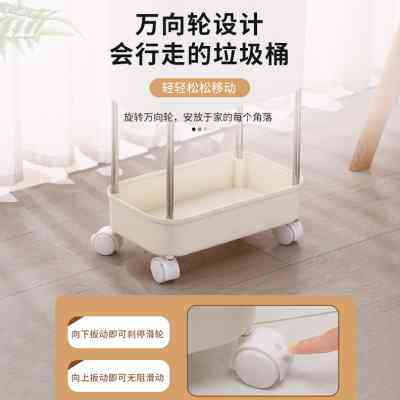 厨房台面专用垃圾桶多层大容量带盖大号干湿分离置物架客厅垃圾筒