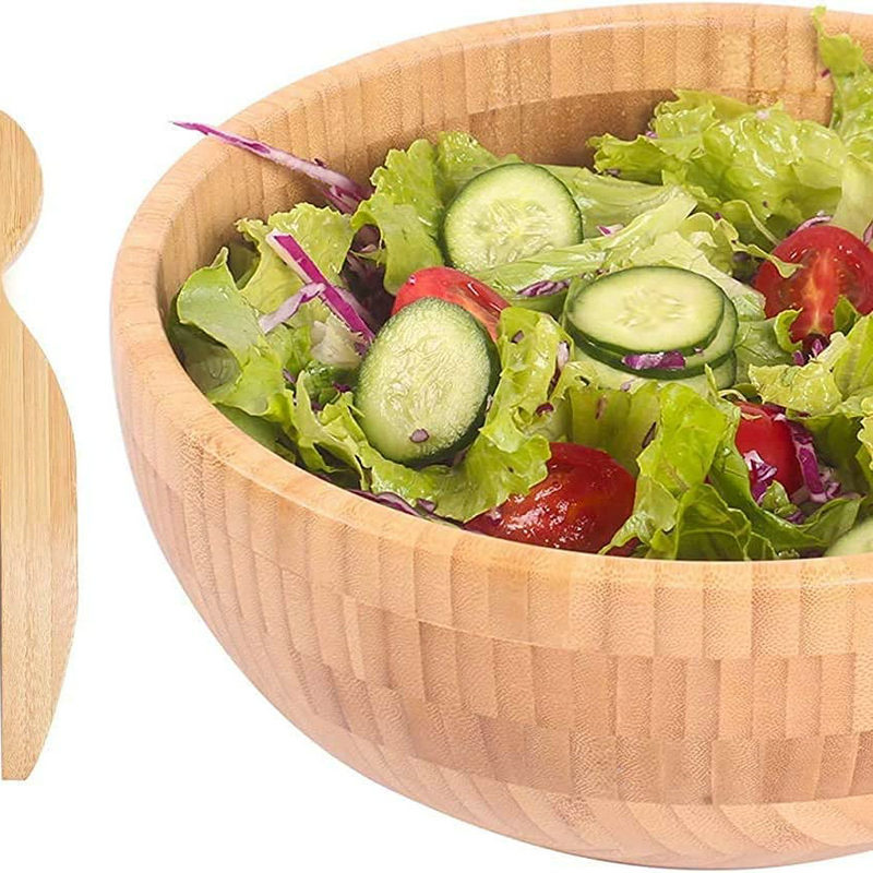 厂家批发水果沙拉碗麦片木碗儿童