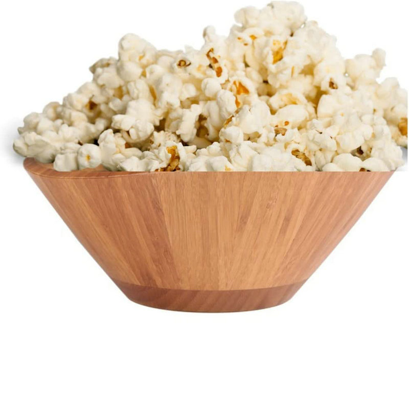 厂家批发大型竹质沙拉碗水果爆米