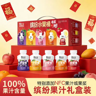 轻上缤纷水果桶送礼盒装