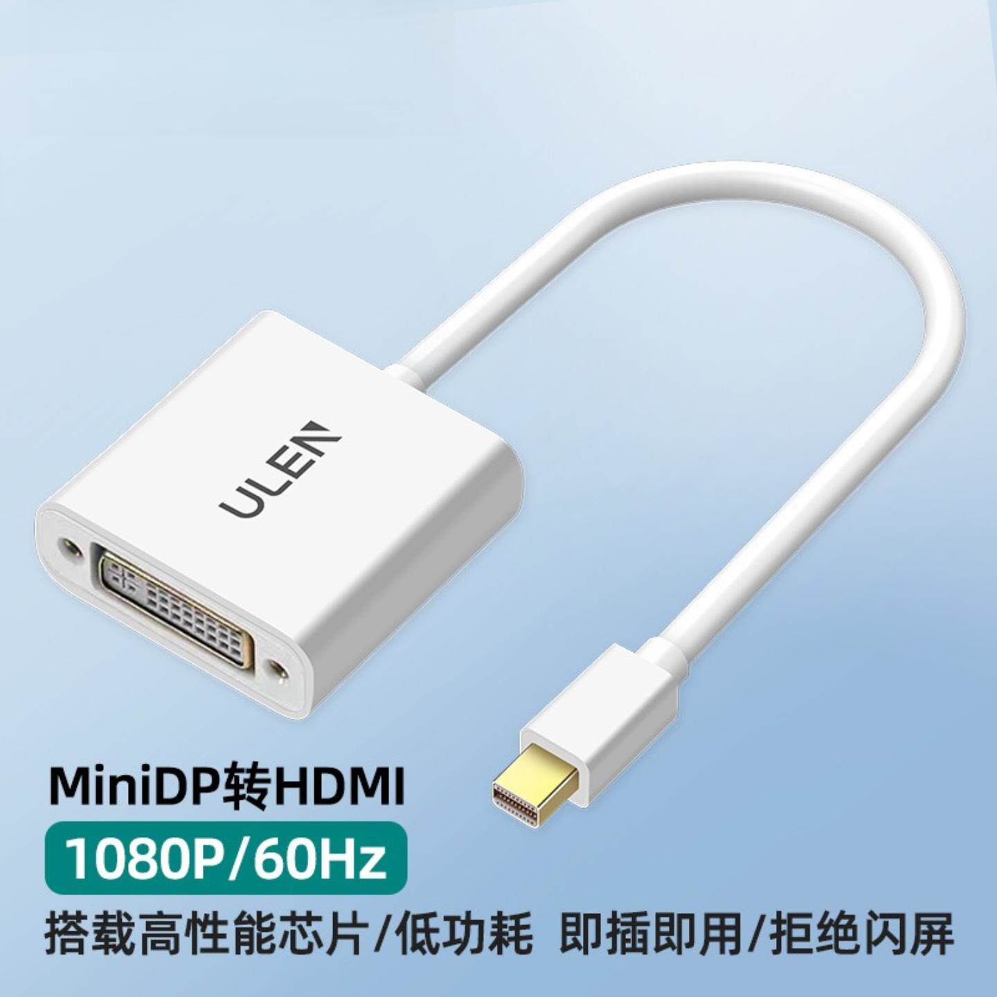 现货 MiniDP转DVI转换器 电视电脑视频转换器 dp to dvi