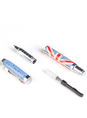 晨光文具AFPW0902珍品系列全金属钢笔 花杆印花吸墨学生办公钢笔