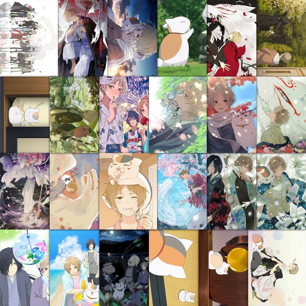 60张夏目友人帐贴纸高颜值可爱卡通装饰手机平板电脑防水贴画diy,文具电教/文化用品/商务用品,贴纸/立体贴纸,淘宝优惠券,粉丝福利购,淘宝优惠卷