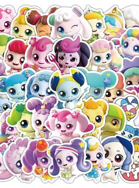 180张奇妙萌可贴纸勇气萌可热情萌可Q版可爱周边装饰手账素材防水