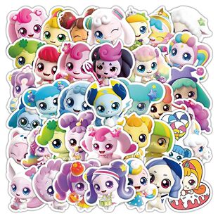 180张奇妙萌可贴纸勇气萌可热情萌可Q版可爱周边装饰手账素材防水