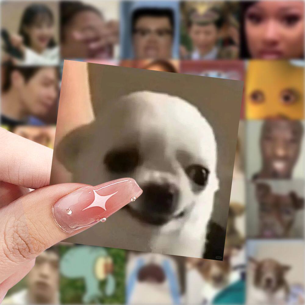 59张无字实用表情包贴纸手账周边装饰手机壳平板电脑防水贴画diy