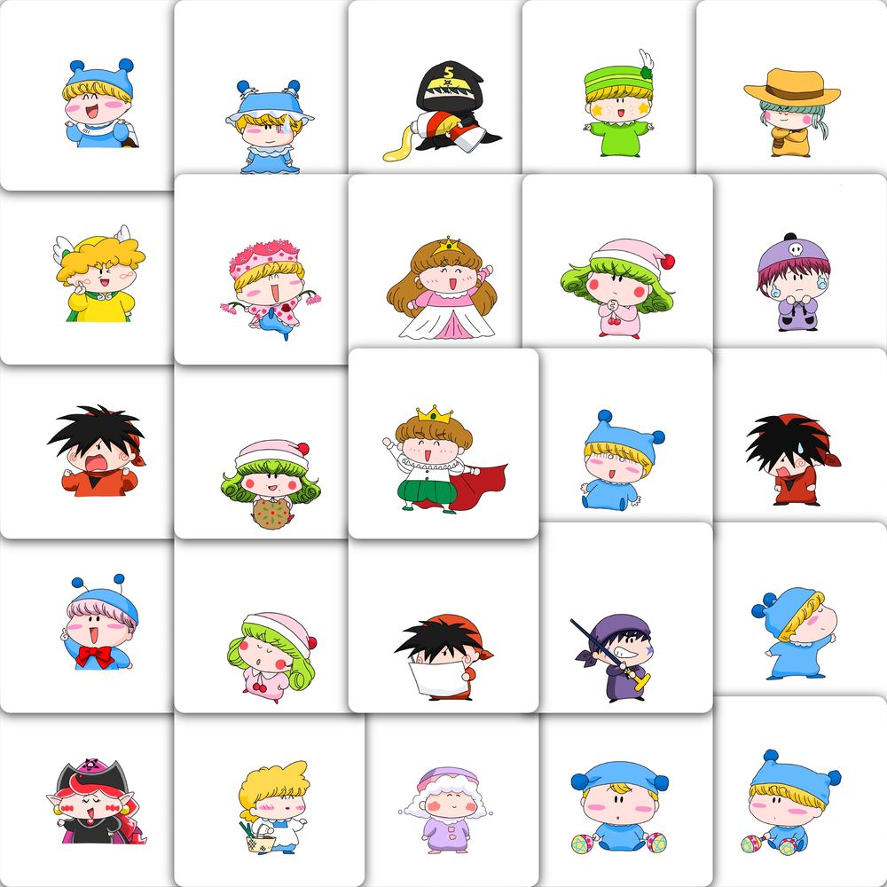 59张魔法咪路咪路贴纸高颜值卡通装饰手机笔记本电脑防水贴画diy