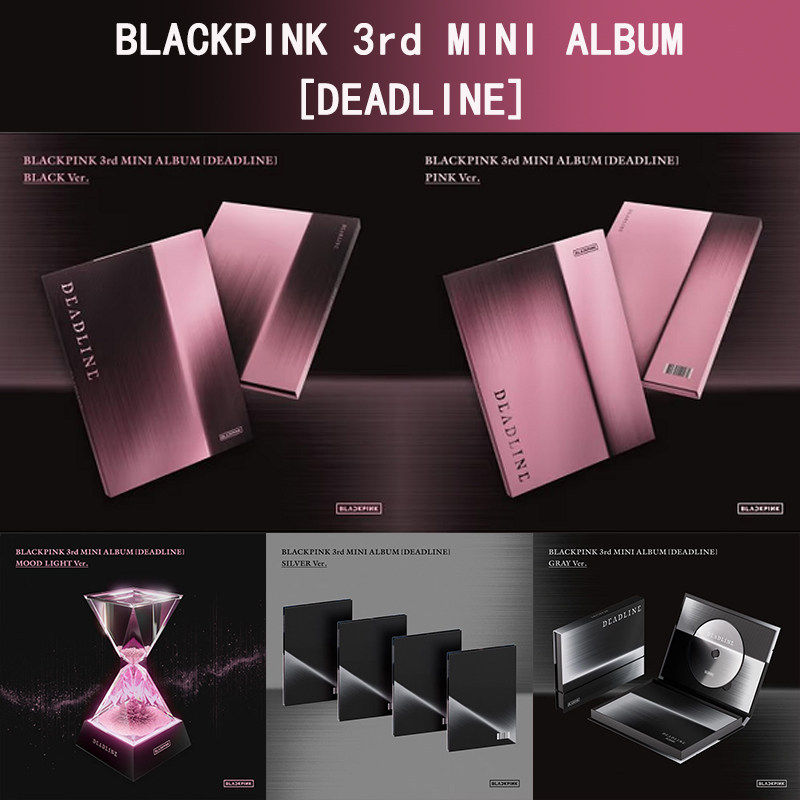 官方正版 BLACKPINK粉墨mini3迷你专辑《DEADLINE》小卡特典周边