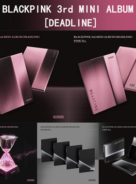 官方正版 BLACKPINK粉墨mini3迷你专辑《DEADLINE》小卡特典周边