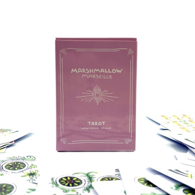 【现货】Marshmallow marseille tarot card棉花糖马赛塔罗卡罗牌