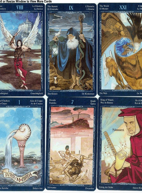 【现货】Mystic spiral tarot神秘螺旋塔罗牌泛维特复刻牌