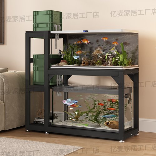 鱼缸架子鱼缸柜鱼缸桌龟缸架鱼缸底座金属钢架其它架类多层鱼缸架