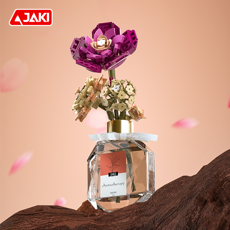 JAKI佳奇积木永生花香薰摆件礼物