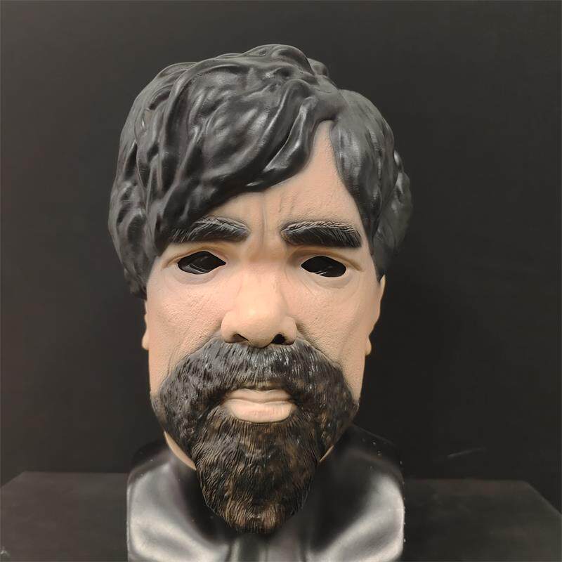 饥饿游戏 丁垃基头套跨境新品海波顿校长乳胶面具万圣节装扮道具