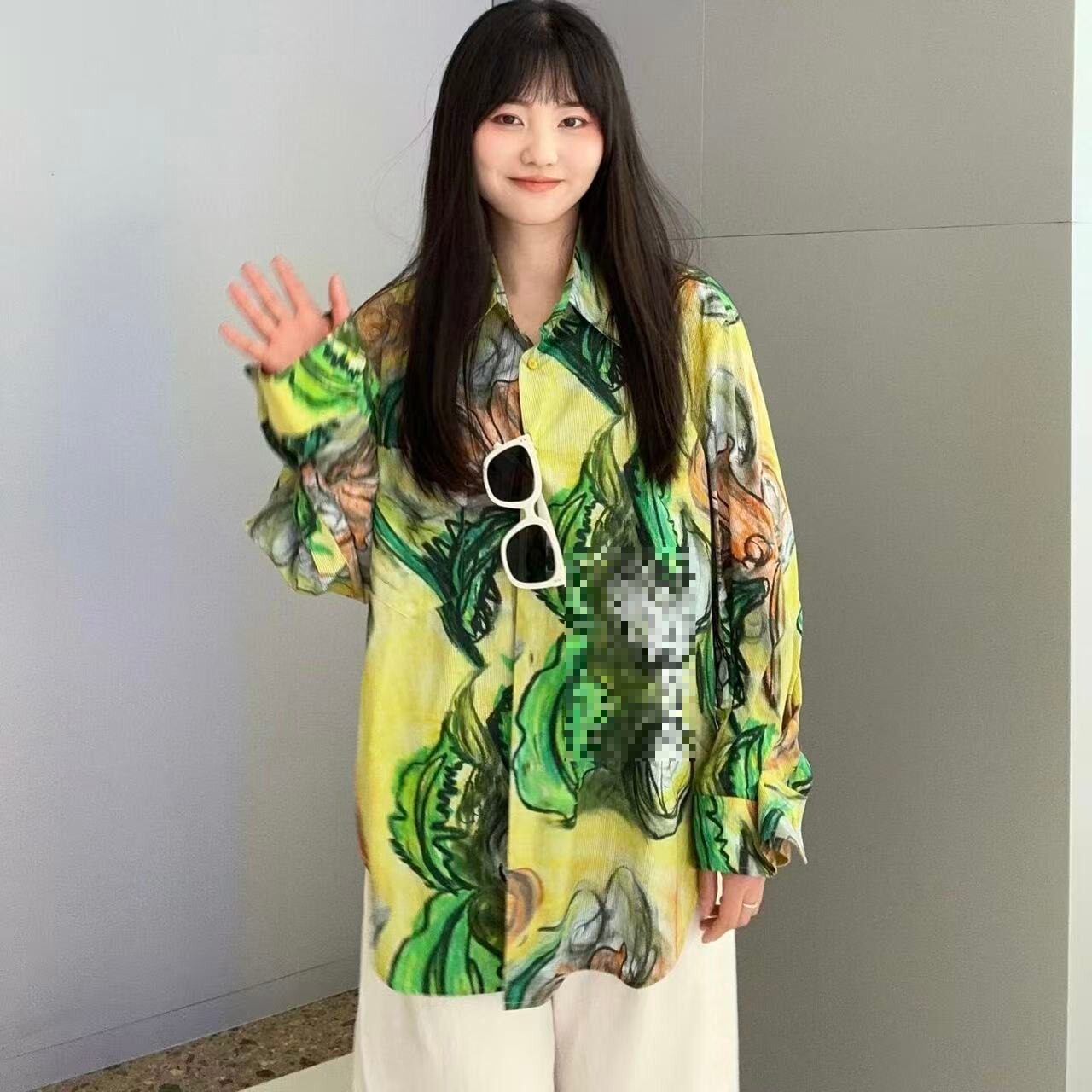 【商场同款】25春新品衬衫女浪漫花卉上衣3213690
