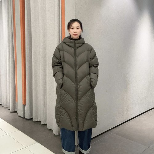 25冬新品羽绒服连帽长款泡芙