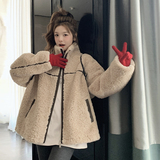 现货！！数据好主推！！磨砂麂皮绒皮毛一体短外套1657-P215-K328,女装短外套,浙宝B馆111（原065）,