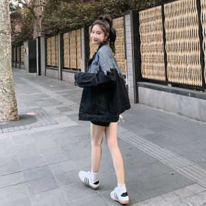 【现货】不规则拼接牛仔外套B111-8311-P145-K208图片
