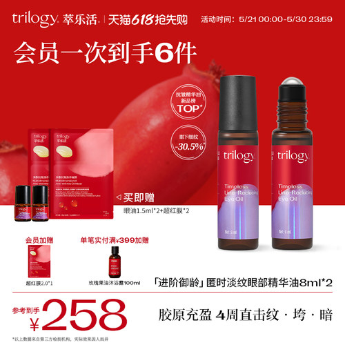 Trilogy萃乐活抗皱淡纹滚珠眼油
