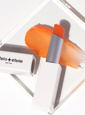 美国elvis+elvin山茶花有色无色打底润唇膏 ee护唇膏 elvis elvin