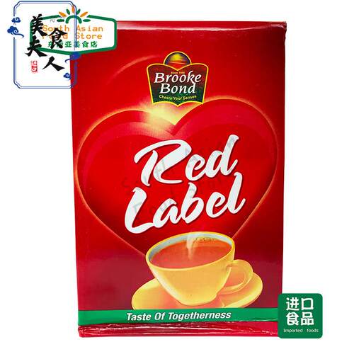 Indian food布鲁克邦德红茶 Black tea 红标茶 Red Label Tea红茶