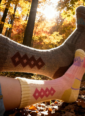 Alien Sheep外星羊男女美利奴羊毛袜子加厚毛圈徒步登山滑雪保暖