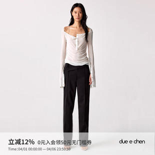 Henley DUE CHEN 可穿 挖肩亨利领上衣｜四季