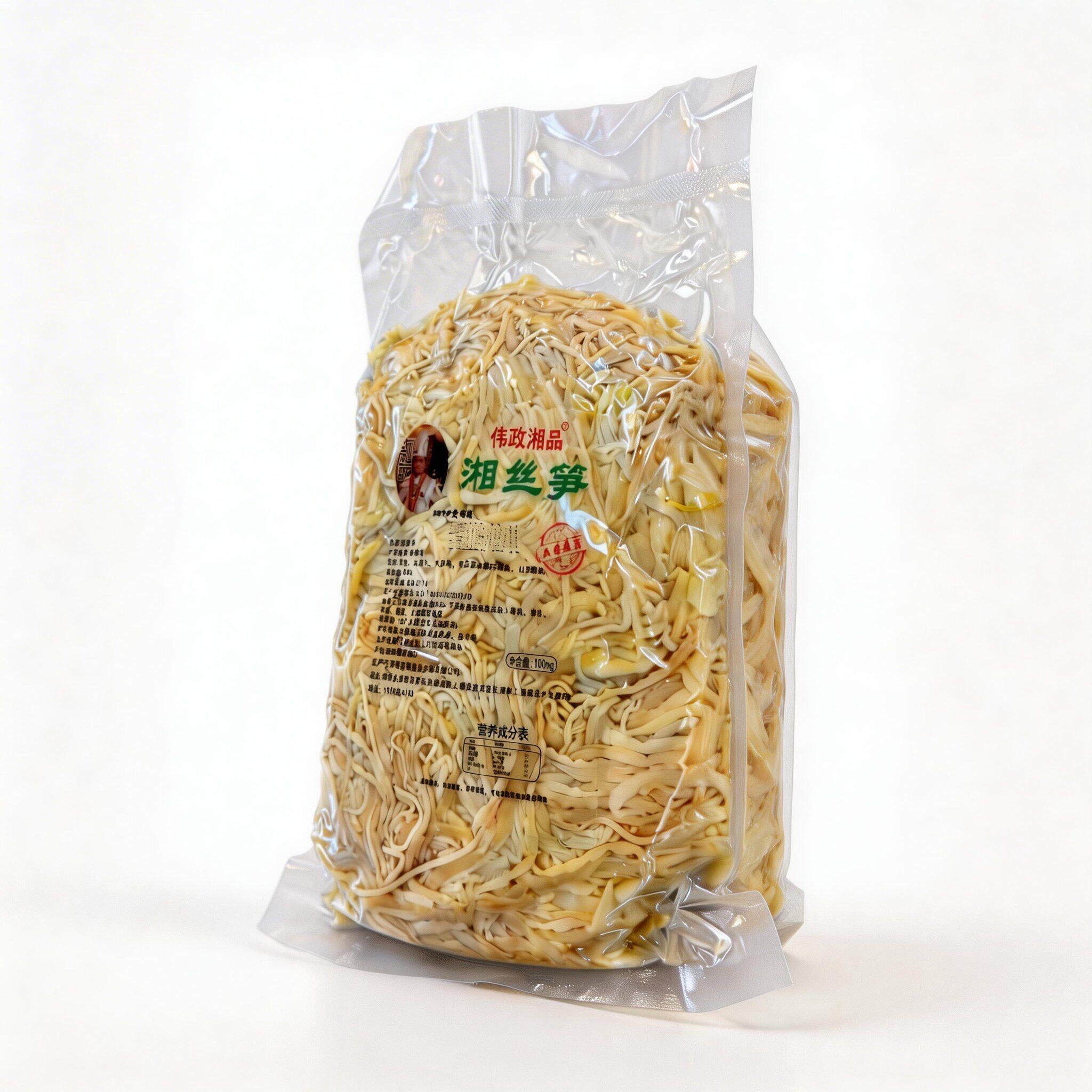 伟政湘品刘素英湘丝笋1kg15包整箱包邮小炒嫩竹笋尖笋丝餐饮商用