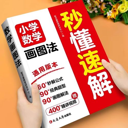 小学数学画图法秒懂速解小学一二三四五六年级数学八大画图法解应用题专项训练同步练习册举一反三母题通关小学生数学思维逻辑训练