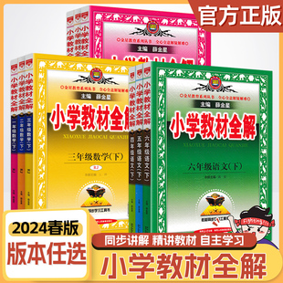 课堂笔记帮黄冈学霸七彩解读书薛金星 小学随堂课文状元 2025新版 小学教材全解一二三四五六年级上下册语文数学英语科学部编人教版