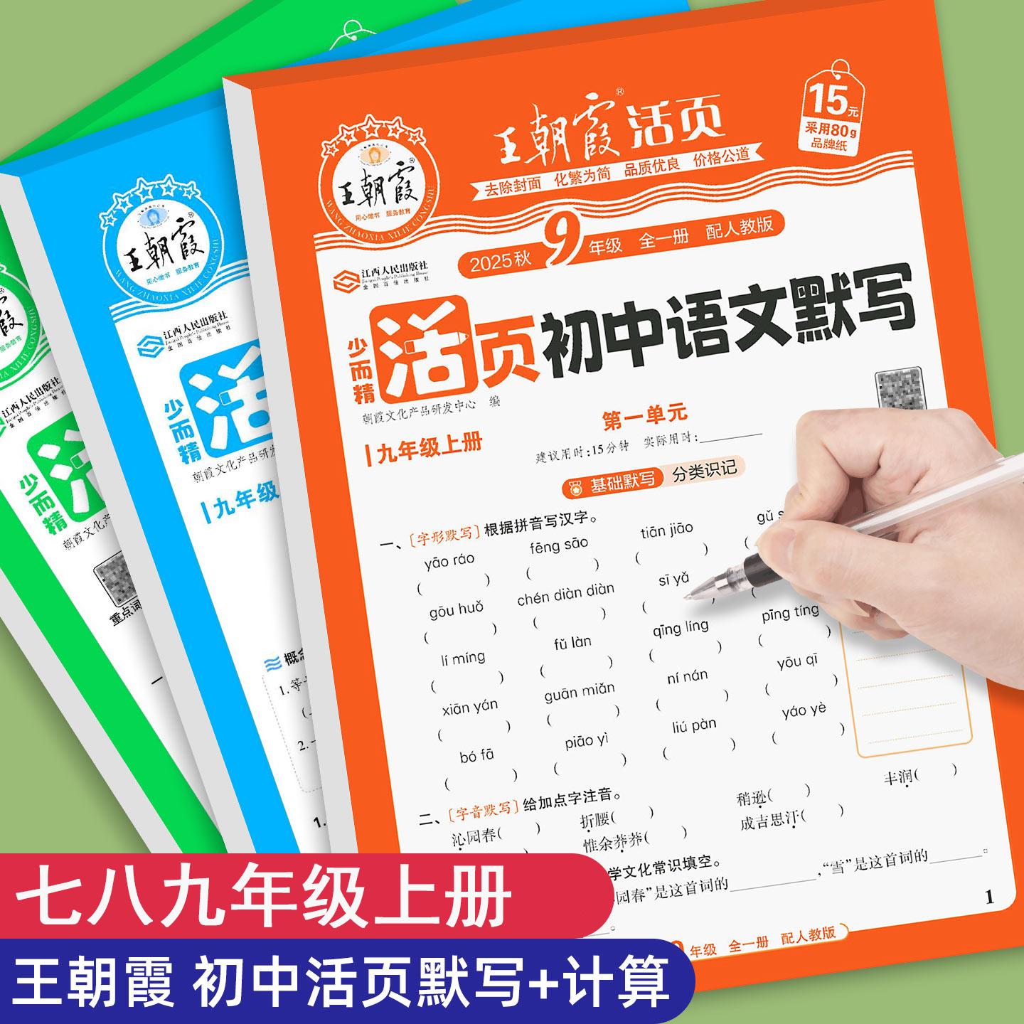 2025新王朝霞活页默写初中