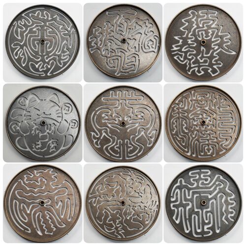 香篆篆模4.5cm6.0cm香道用具