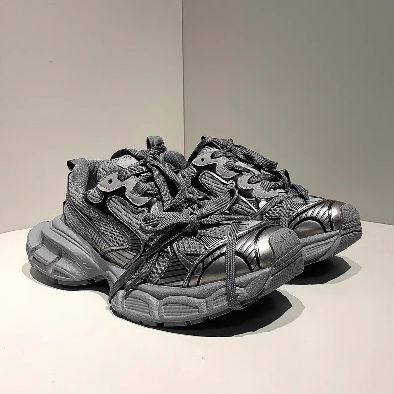 做旧擦色厚底增高休闲运动潮鞋