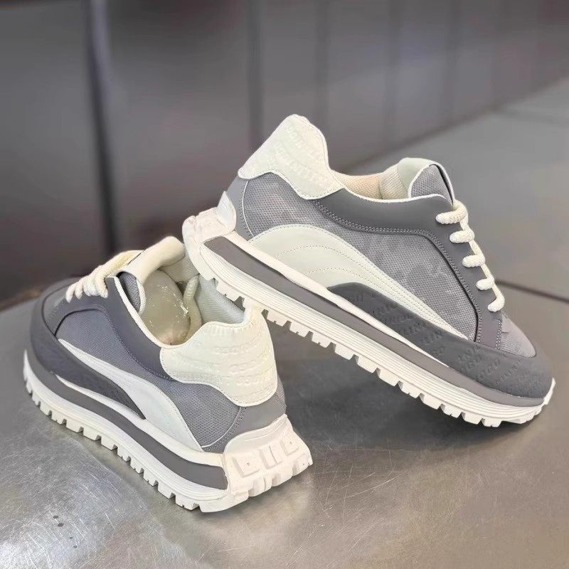 潮牌男鞋秋季网布透气软底百搭厚底老爹鞋男士时尚运动休闲阿甘鞋,流行男鞋,时尚休闲鞋,淘宝优惠券,粉丝福利购,淘宝优惠卷