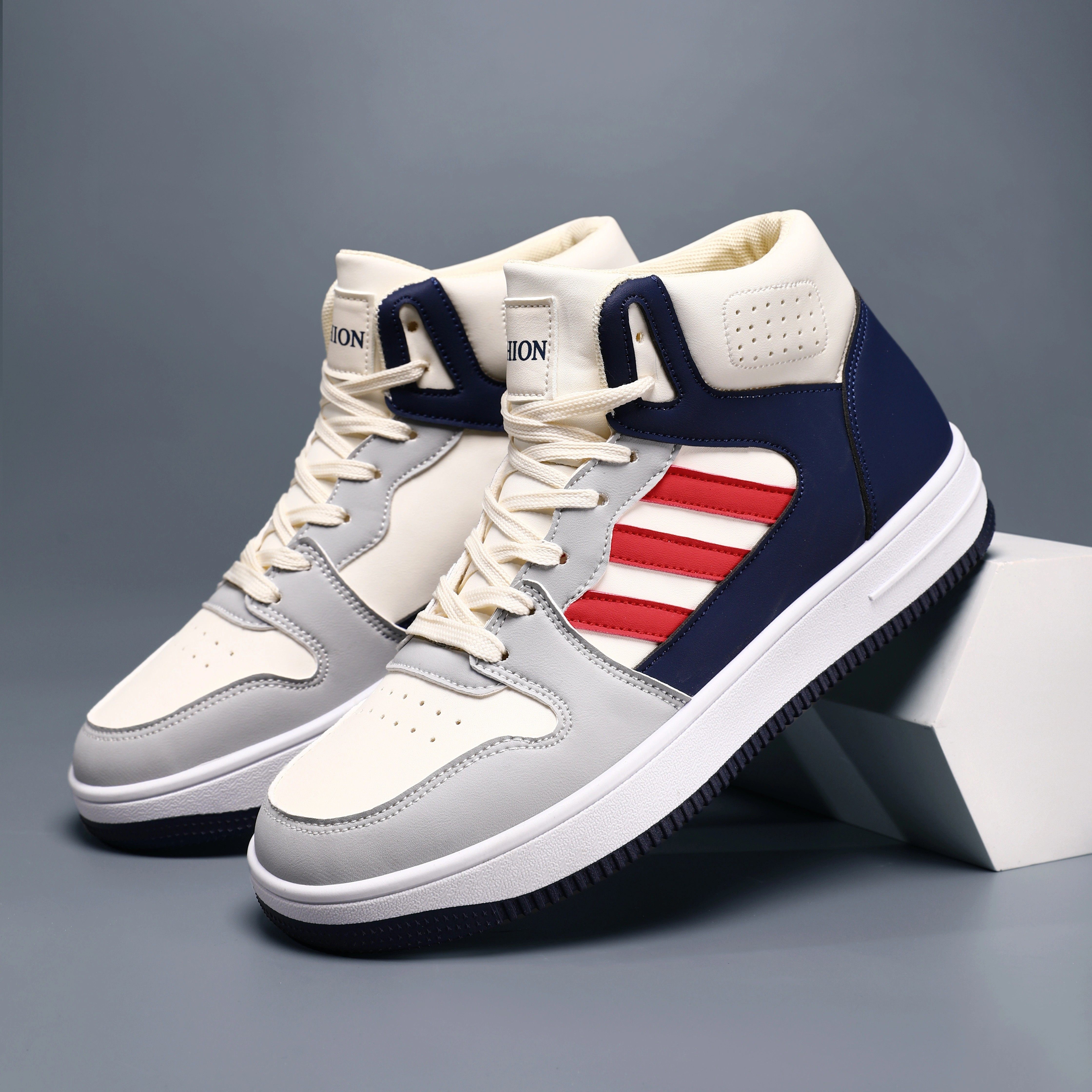 男鞋保暖加绒高帮鞋运动休闲鞋