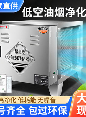 低空静电油烟净化器商用无烟过